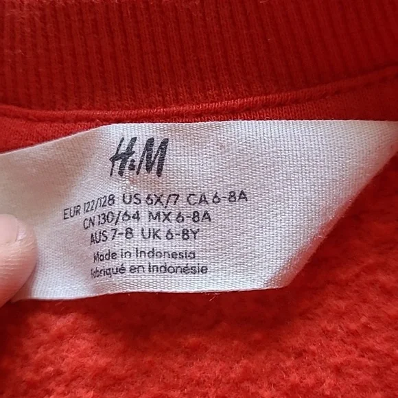 H&M kids sweatshirt boys size 7 - Picture 3 of 5
